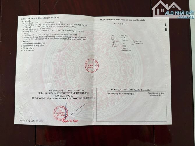 Đất Trung Tâm Lái Thiêu, Thuận An (Cách Chợ Lái Thiêu 500m) Đường 4m thông - 4