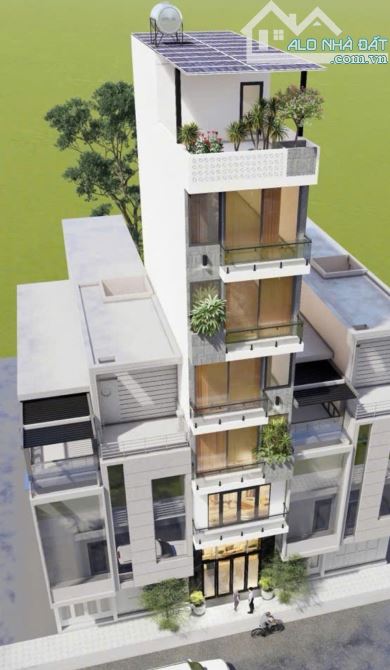 Nhà đẹp An Khánh ~50m2, MT4,5m, 6 tầng - Gara - Thang máy - Diện mặt trời - Khu tiện ích - 4