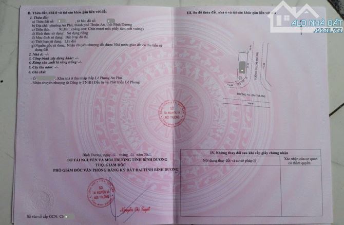 4Tỷ TL🔥Bán đất 2 mặt tiền_91,8m2_Trục Chính KDC Lê Phong An Phú, p.An Phú, Tp.Thuận An - 4