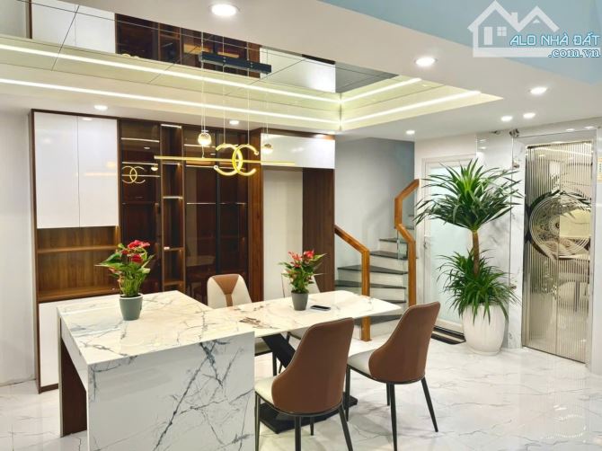 NGÃ TƯ SỞ 6 TẦNG THANG MÁY 40m RỘNG 7.3m GIÁ 11 Ty6 - 5