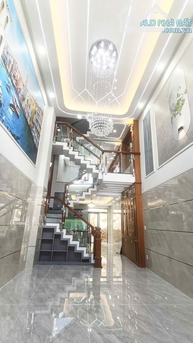 🏠📌 BÁN NHÀ BT MỚI ĐẸP 5 TẦNG 4 x 15M HXH FULL NỘI THẤT VỊ TRÍ GẦN CHỢ GÒ XOÀI  GIÁ 7.X T - 5