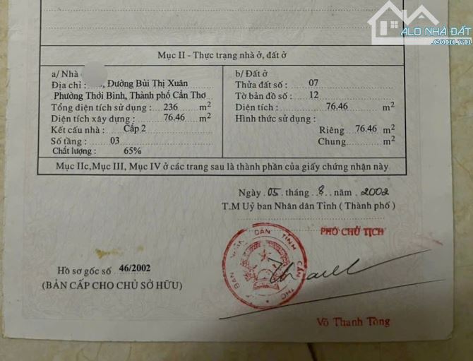 bán nhà mặt tiền đường lê anh xuân ninh kiều cần thơ, trệt 2 lầu, giá 6.8 Tỷ ( 4.1m x 18m - 5