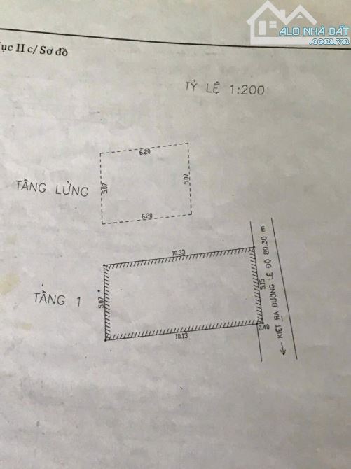 📌📌📌LÀM VIỆC TRỰC TIẾP GIÁ TỐT !!!bán nhà mê lửng 2 mặt kiệt 91 lê độ - 5
