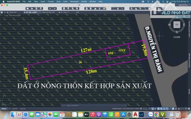 Cần bán đất mặt tiền đường Nguyễn Thị Rành xã An Nhơn Tây Củ Chi DT 2300m2 300 thổ cư - 8