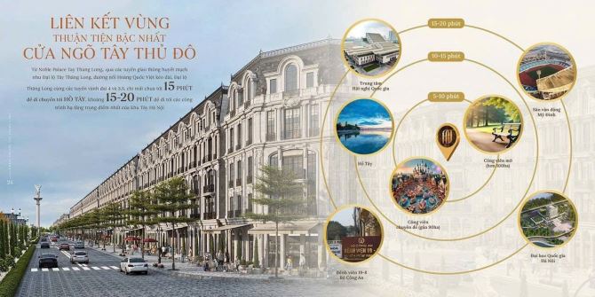 MỞ BÁN ĐỢT 1: Noble Palace Tây Thăng Long - Mặt đường Hoàng Quốc Việt kéo dài 40m - 6