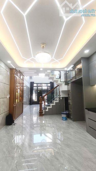 🏠📌 BÁN NHÀ BT MỚI ĐẸP 5 TẦNG 4 x 15M HXH FULL NỘI THẤT VỊ TRÍ GẦN CHỢ GÒ XOÀI  GIÁ 7.X T - 6