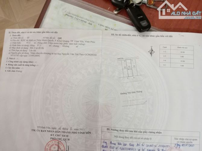Bán căn nhà đẹp tại mặt phố Tôn Đức Thắng, Khai Quang, Vĩnh yên, Vĩnh Phúc. Giá 12 tỷ - 6