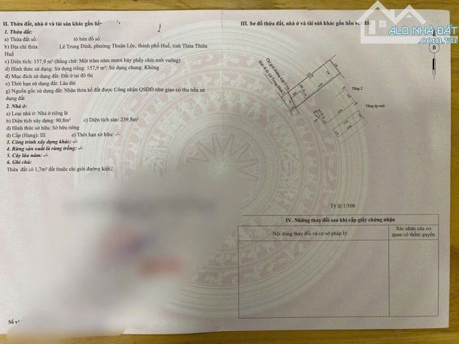 🏠 Bán nhà 2 tầng tâm huyết Nội Thành kiệt oto tận nơi Lê Trung Đình, TP Huế - 7