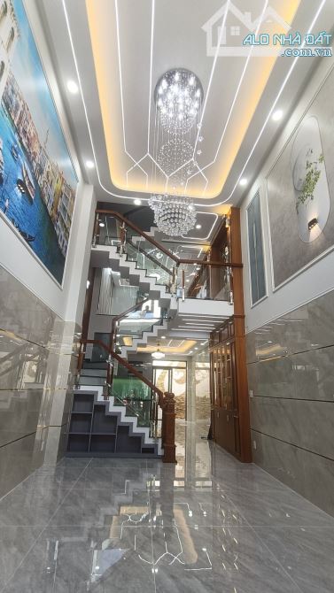 🏠📌 BÁN NHÀ BT MỚI ĐẸP 5 TẦNG 4 x 15M HXH FULL NỘI THẤT VỊ TRÍ GẦN CHỢ GÒ XOÀI  GIÁ 7.X T - 9