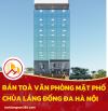 Bán Toà Văn Phòng Mặt Phố Chùa Láng 8 Tầng 1 Hầm 1 Tum Mặt Tiền 6,2M