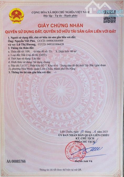 Bán lô đất Hoà Phú 3 - vị trí đẹp khu dân trí - 2