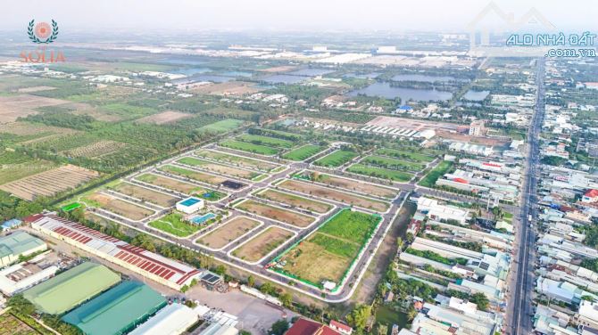 Đất nền 1/500 đã có sổ, giáp ranh TP HCM, hạ tầng hoàn thiện 100%, xây dựng tự do.