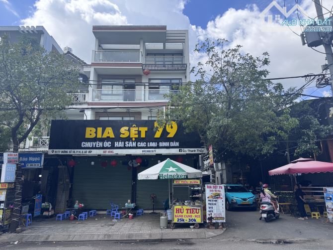 Nhà lô góc 2 mặt tiền siêu vip   Diện tích: 8 x 18m (có hành lang rộng, phù hợp kinh doanh