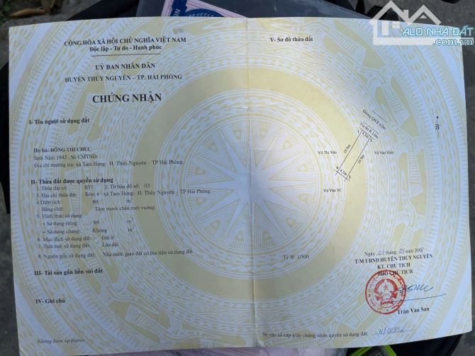 Giảm giá cực sâu gần 200tr cho 2 LÔ ĐẤT ĐẸP TĐC TAM HƯNG – PHƯỜNG NAM TRIỆU
