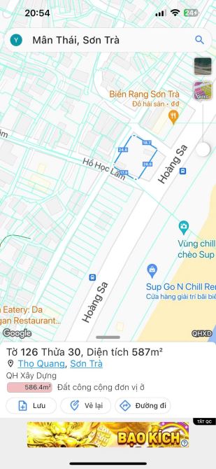 🌊💎 CỰC HIẾM – SIÊU LÔ GÓC 585M² 4 MẶT TIỀN HOÀNG SA – GIÁ CHÀO 165 TỶ 💎🌊