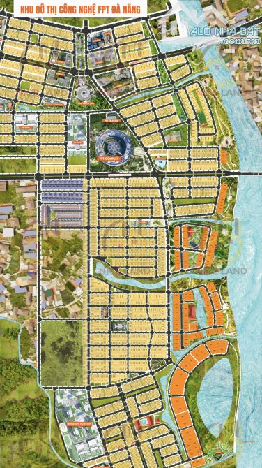 Chuyên phân phối đất biệt thự 300m2-2000m2 view kênh- View Sông Cổ Cò khu FPT Đà Nẵng