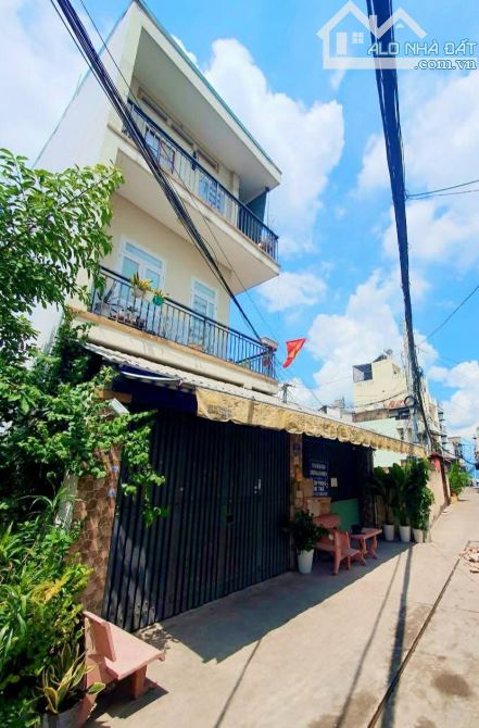 BÁN NHÀ MẶT TIỀN HẺM XE HƠI GẦN LÊ VĂN QUỚI 4TẦNG 370M2 NỞ HẬU DÒNG TIỀN 90TR CHỈ 21.X TỶ