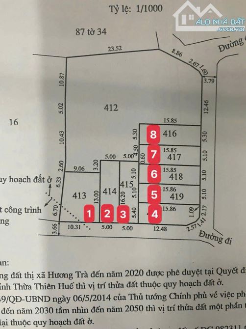 📣DÃY LÔ ĐẤT ĐẸP ,KIM LONG,  TP HUẾ , TÀI CHÍNH DƯỚI 1TỶ CHO QUÝ KHÁCH HÀNG ĐẦU TƯ 📣