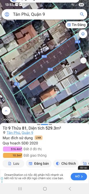 Bán đất đường 154 Tân Phú Quận 9 giá 32 tỷ tặng dãy trọ - 1