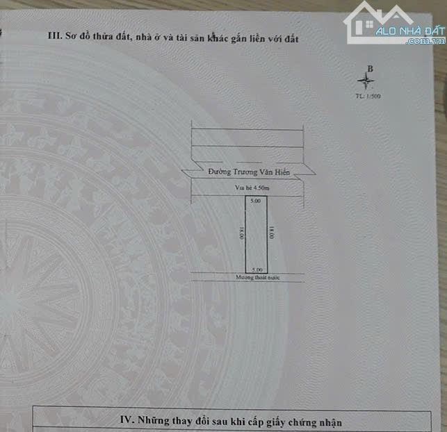 Lô Đất Biển TRƯƠNG VĂN HIẾN-sát Góc +Ngay Bãi tắm Sơn Thuỷ -Chỉ 6.7 tỷ -Rẻ nhất thị trường - 1