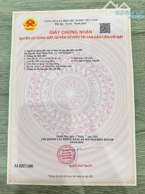 Lô diên phú siêu đẹp giá rẻ nằm trong khu dân cư đông đúc - 1