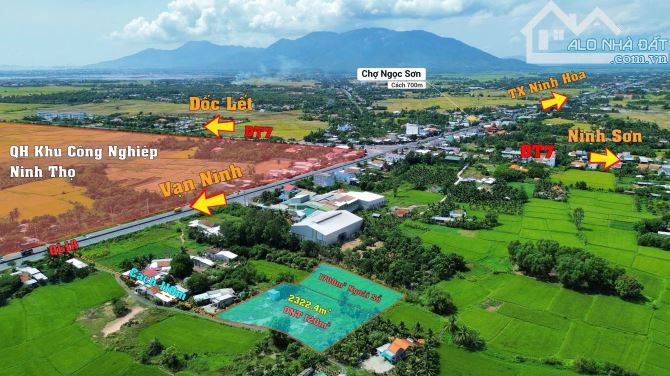 Bán Nhanh Lô Đất Ninh An - Gần Khu CN Ninh Thọ, Khu CN Dốc Đá Trắng - Ninh hòa - 1