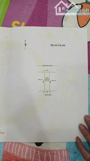 Bán đất trục chính Tây Trung Hành , Hải An , DT 81m ; MT 4,5m hướng Bắc - 1