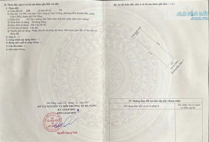 📌📌📌LÀM VIỆC TRỰC TIẾP GIÁ TỐT !!!bán lô mặt tiền bàu mạc 7 - 1