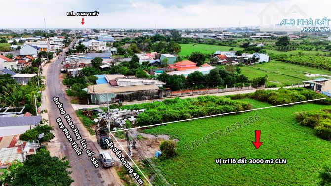 Bán đất mặt tiền Phan Huy Ích - Phan Thiết hướng đi ra sân bay Phan Thiết - 1