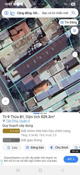 Bán đất đường 154 Tân Phú Quận 9 giá 32 tỷ tặng dãy trọ - 2