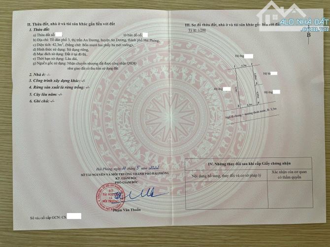 Lô đất tổ 3 phường An Dương, đi vài bước chân ra đường 208 siêu rẻ, siêu đẹp - 2