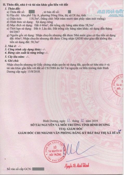 Đất đẹp mặt tiền Võ Thị Sáu gần BigC Go p. Đông Hòa Dĩ An - 2