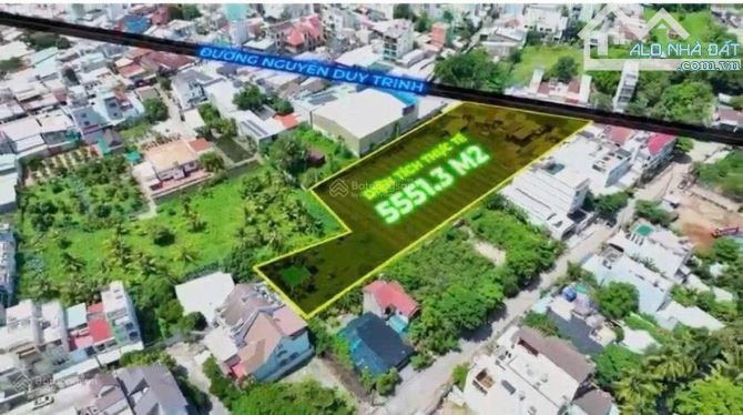 BÁN KHUÔN ĐẤT 5555M2 THỔ CƯ NGUYỄN DUY TRINH - XÂY 33 TẦNG - GIÁ 63 TR/M2 - 2