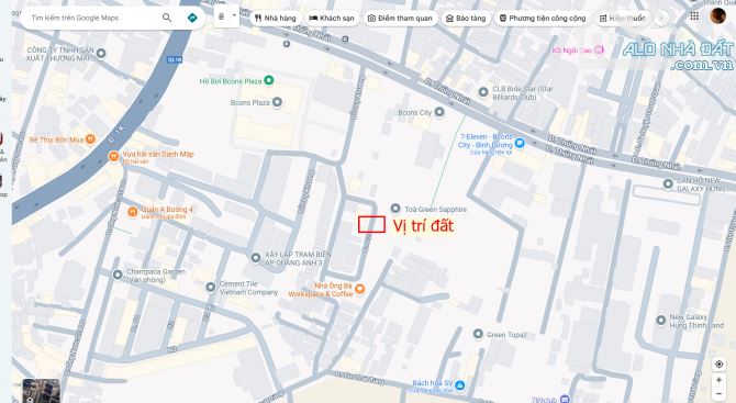 Bán đất 4.6x13.5m, đường D2 KDC Tân Hòa p. Đông Hòa kế chung cư Bcon - 2