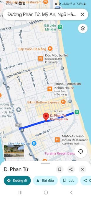 🔥RẺ 170 TRIỆU/M2: 280m2 ngang 12m Phan Tứ, cạnh Phố Tây An Thượng. 150m ra Biển Mỹ Khê - 3