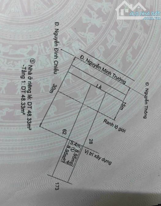 7×39,3 nhà Mt Nguyễn Minh Trường P3 TP Tân An - 3