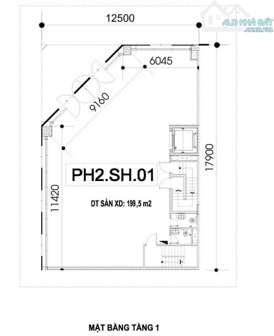 Cho thuê văn phòng, mặt bằng kinh doanh tầng 1 đến 7 SHOPHOUSE SH01 Pearl Tower Mỹ Đình - 3