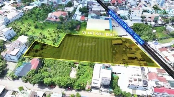 BÁN KHUÔN ĐẤT 5555M2 THỔ CƯ NGUYỄN DUY TRINH - XÂY 33 TẦNG - GIÁ 63 TR/M2 - 3