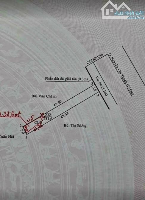 Cần bán mặt tiền đường Nguyễn chí thanh, 5 tỉ3 chính chủ , - 4