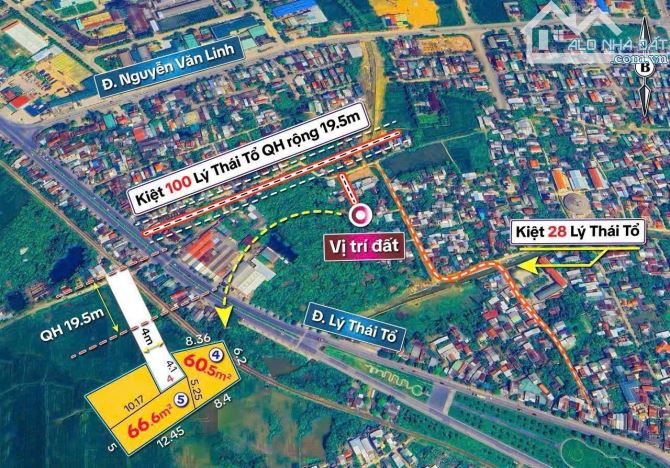 BÁN ĐẤT ĐƯỜNG KIỆT PHƯỜNG AN HÒA, QUẬN PHÚ XUÂN, THÀNH PHỐ HUẾ GIÁ CHỈ 9XX TRIỆU - 4