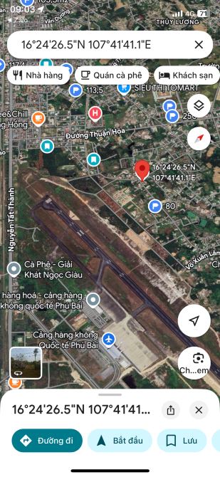 2 lô mặt tiền Nguyễn Trọng Thuật gần sân bay, Hương Thuỷ, Tp Huế. - 4