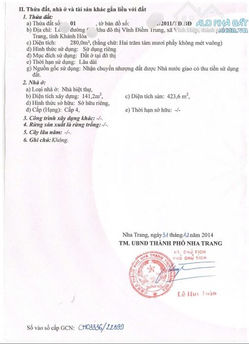 Hot! Cần bán Biệt thự sổ đỏ View công viên 280m2 mặt 16m KĐT Vĩnh Điềm Trung giá rẻ 20 tỷ - 4