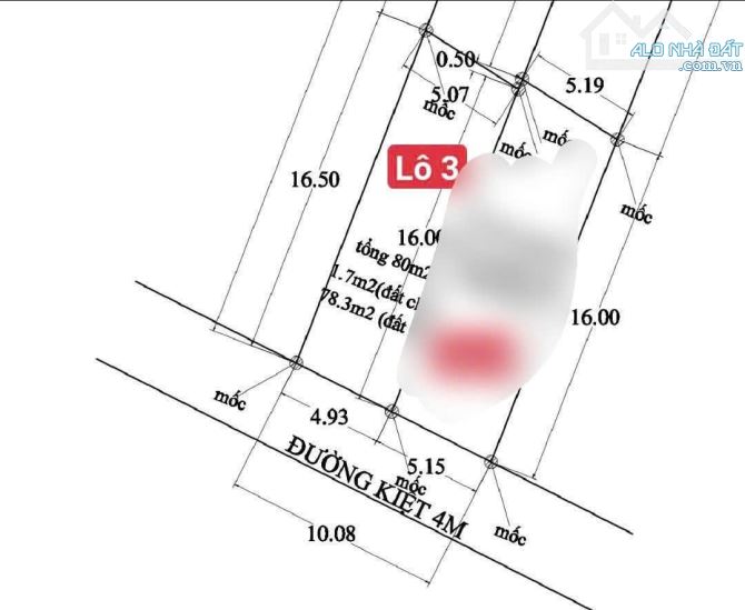 📌📌📌LÀM VIỆC TRỰC TIẾP GIÁ TỐT !!!bán lô đật kiệt 4m 245 âu cơ - 4