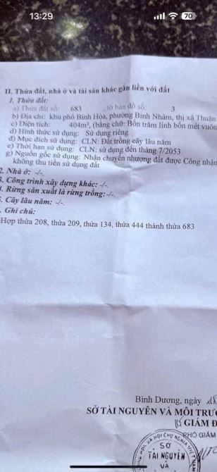 🏡 LÔ GÓC 2 MT ĐƯỜNG BÌNH NHÂM 41 – 404m² – GIÁ 17TR/m² - 4