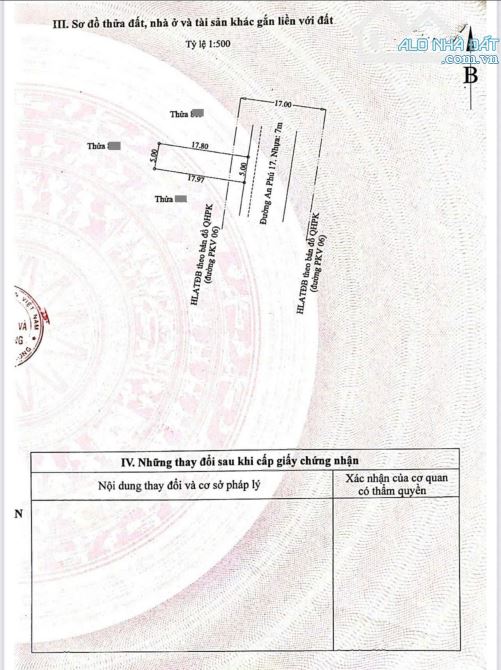 Bán đất tặng nhà xưởng MT đường An Phú 17 P.An Phú Tp.Thuận An chỉ 4 tỷ 080 TL M7402 - 6