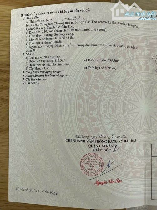 bán nhà biệt thự khu dân cư hưng phú, cạnh siêu thị Go cần thơ, trệt 2 lầu, giá 19.5 Tỷ - 8