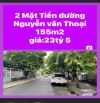 BÁN NHÀ 2 MẶT TIỀN  KIỆT TO, NGUYỄN VĂN THOẠI – HÀNG HIẾM 162m², CÁCH BIỂN MỸ KHÊ VÀI BƯỚC