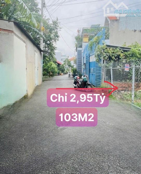 Bán Đất Gần Chợ Hóc Môn- 103M2( 5 x 21.5)- HXH - Chỉ 2,95Tỷ. - 3