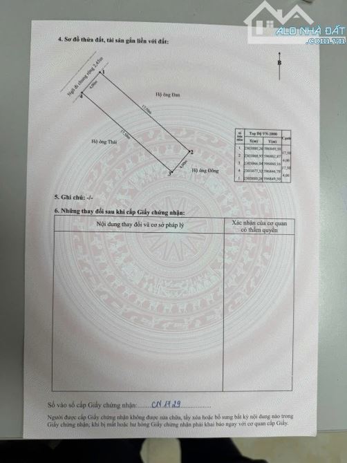 Bán đất tai Hồ Sem , Vĩnh Niệm , Lê Chân Giad 5 tỷ 250
