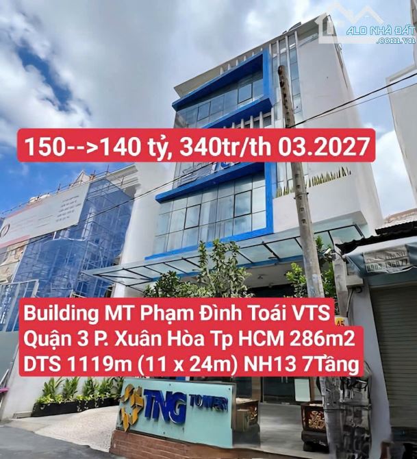Building Mặt Tiền Phạm Đình Toái, VTS, Quận 3 P. Xuân Hòa Tp HCM